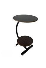 Ceruzo Bijzettafel - dubbel Tafelblad - Bruin