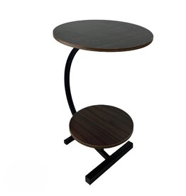 Ceruzo Bijzettafel - dubbel Tafelblad - Bruin