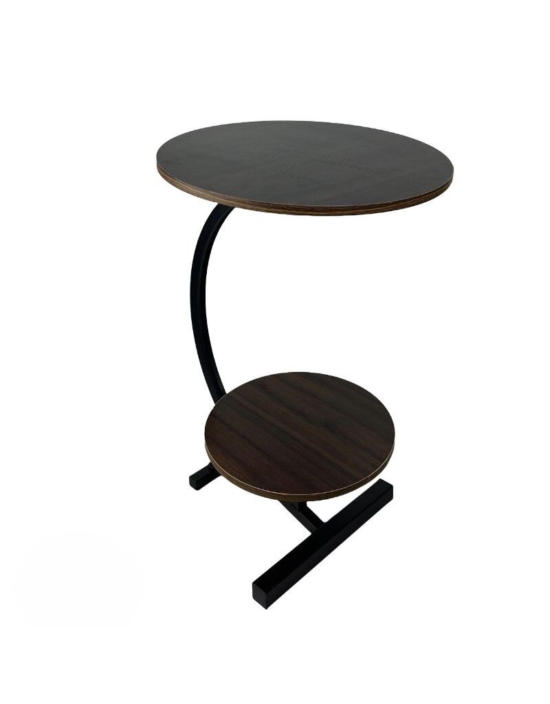 Ceruzo Bijzettafel - dubbel Tafelblad - Bruin