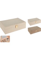 Juwelenbox Ribfluweel