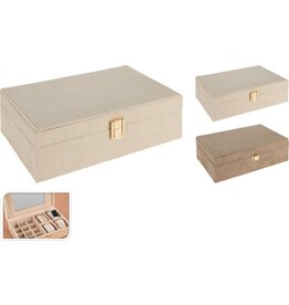 Juwelenbox Ribfluweel