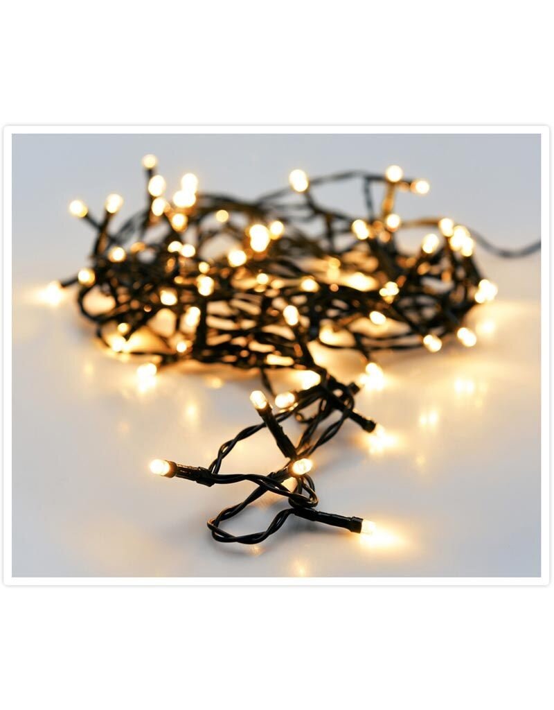 Kerstverlichting 240 led- 18m - extra warm wit - Timer - Lichtfuncties - Geheugen - Buiten