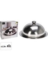 Excellent Houseware Stolp met Dienblad - RVS - 30cm