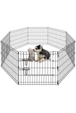 Ceruzo Puppyren - Opvouwbaar - met Deur - 8 Panelen 60x60 cm - 480 cm omtrek
