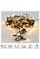 Kerstverlichting 80 led- 6m - extra warm wit - Timer - Lichtfuncties - Geheugen - Buiten