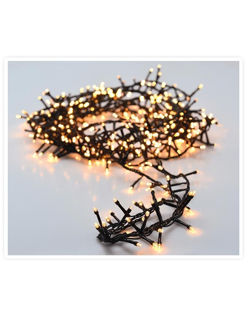 Microcluster - 1800 led - 36m - extra warm wit - Timer - Lichtfuncties - Geheugen - Buiten