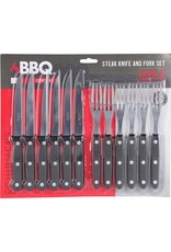 Steakbestek -  6 Steakmessen + 6 Vorken