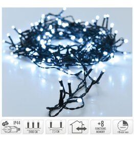 Kerstverlichting 320 led- 24m - wit - Timer - Lichtfuncties - Geheugen - Buiten