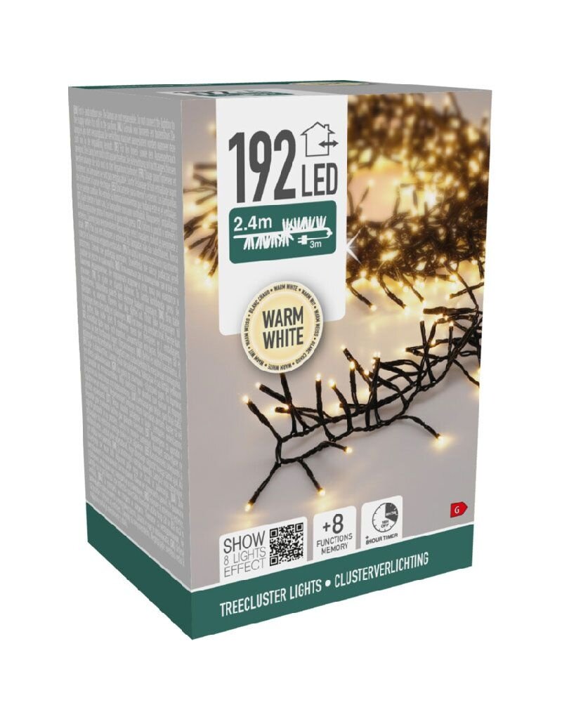 S.I.A. Treecluster Kerstboomverlichting - 192led - warm wit