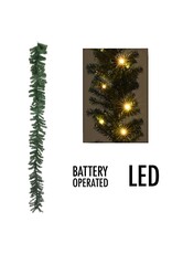 Guirlande met 35 LED's - 270 cm - met timer - werkt op batterijen