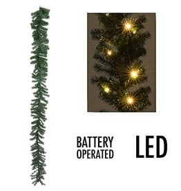 Guirlande met 35 LED's - 270 cm - met timer - werkt op batterijen
