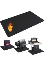 Ceruzo Hittebestendige Vloermat - 160x90 cm - voor BBQ - Buitenoven - Vuurschaal