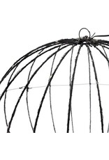 Lichtbol 240 led - Metaal - 40 cm - Kerstverlichting - met Timer - extra warm wit