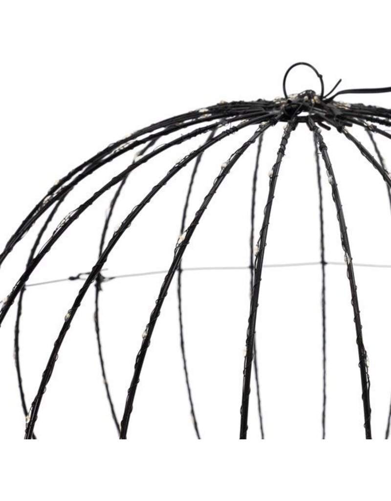 Lichtbol 240 led - Metaal - 40 cm - Kerstverlichting - met Timer - extra warm wit