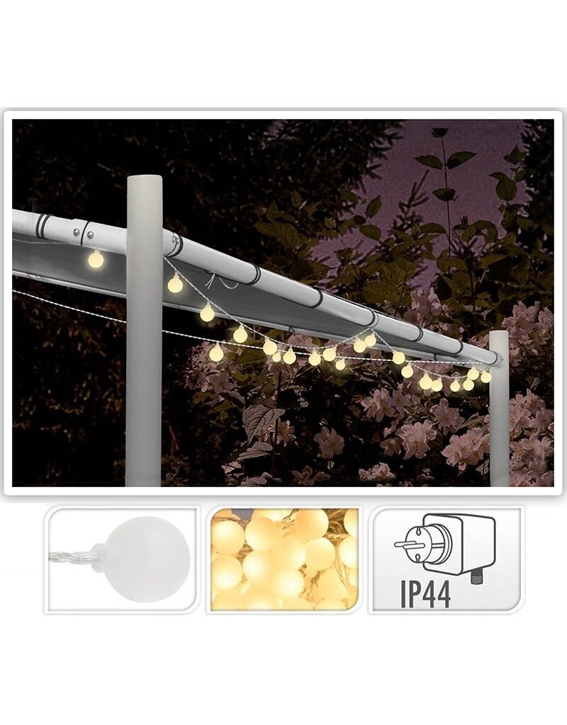 Ceruzo Feestverlichting 16 meter - 80 LED - Warm Wit