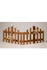 Kersthek 76cm - met led verlichting - hout