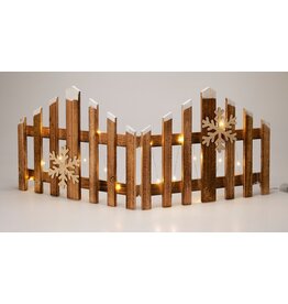 Kersthek 76cm - met led verlichting - hout