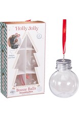 Vulbare Drankballen - 6x Kerstballen Shotglaasjes