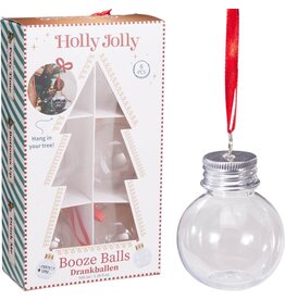Vulbare Drankballen - 6x Kerstballen Shotglaasjes