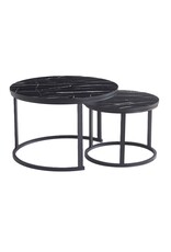 Ceruzo Bijzettafels Ohio - zwart