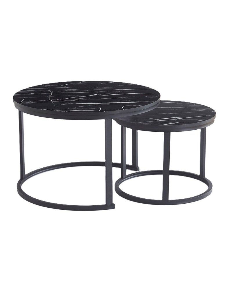 Ceruzo Bijzettafels Ohio - zwart