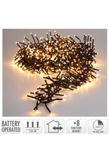 Clusterverlichting 192 led -  1.4m - two tone romantic - Batterij - Lichtfuncties - Geheugen - Timer