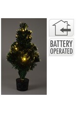 Kerstboom met Verlichting - Fiber Optic - 45 cm - Warm Wit