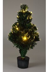 Kerstboom met Verlichting - Fiber Optic - 45 cm - Warm Wit