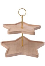 Excellent Houseware Etagere - Kerst - 2 Lagen