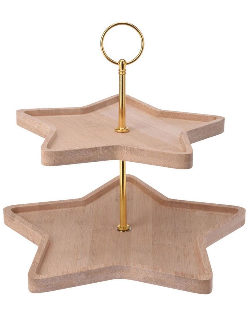 Excellent Houseware Etagere - Kerst - 2 Lagen