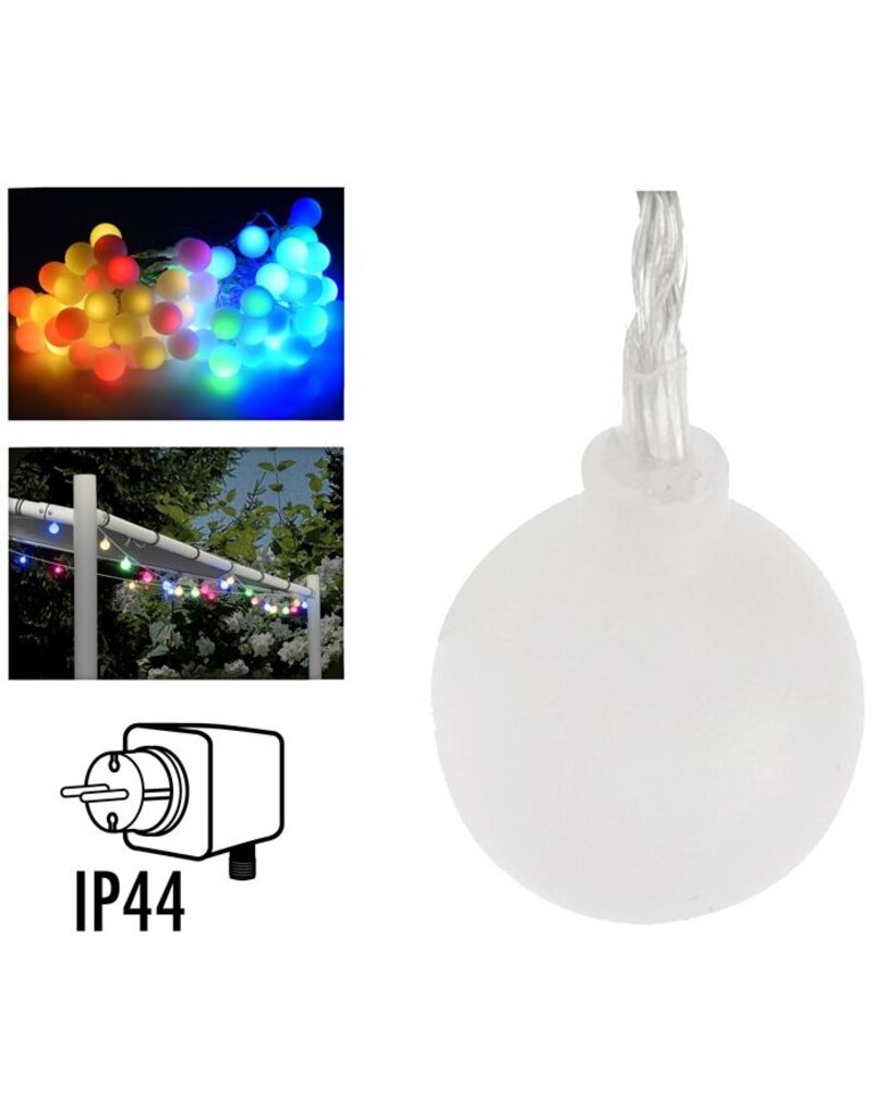Party Lighting Feestverlichting 16 meter - 80 multikleur LED lampen