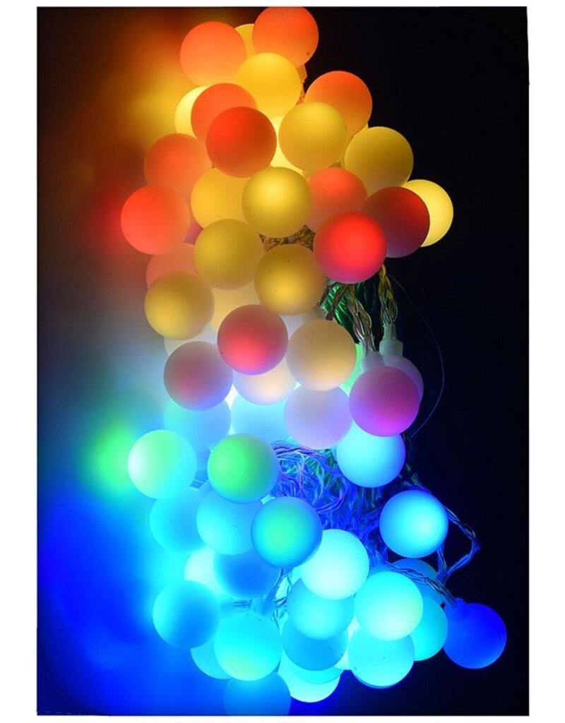 Party Lighting Feestverlichting 16 meter - 80 multikleur LED lampen