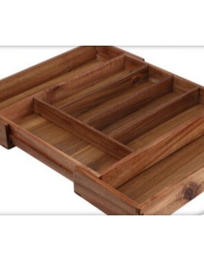 Bestekbak Acacia - Uitschuifbaar