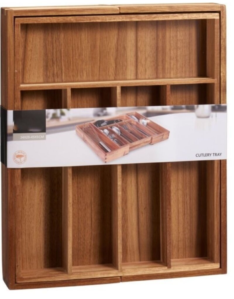 Bestekbak Acacia - Uitschuifbaar