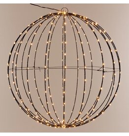 Lichtbol 320 led - Metaal - 50 cm - Kerstverlichting - met Timer - extra warm wit