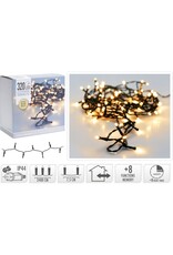 Kerstverlichting 320 led- 24m - extra warm wit - Timer - Lichtfuncties - Geheugen - Buiten