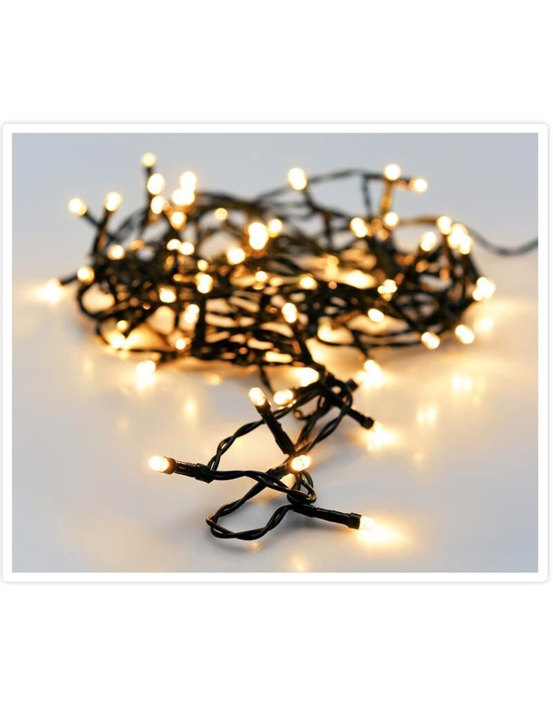 Kerstverlichting 320 led- 24m - extra warm wit - Timer - Lichtfuncties - Geheugen - Buiten