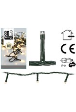 Kerstverlichting 80 LED's - 6 meter - warm wit