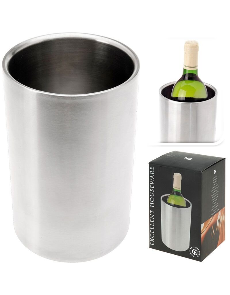 Excellent Houseware RVS Dubbelwandige wijnkoeler