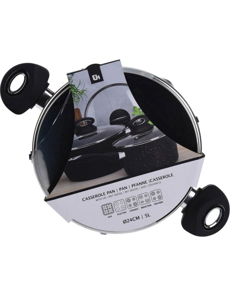 Excellent Houseware Braadpan met deksel - Ø24cm