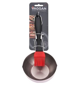 Vaggan Sauspan RVS - met kwastje