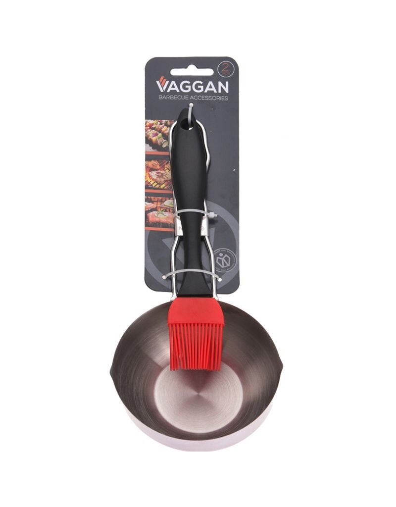Vaggan Sauspan RVS - met kwastje