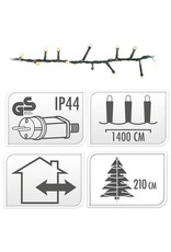 Snakelight 700 LED - 14 meter - extra warm wit