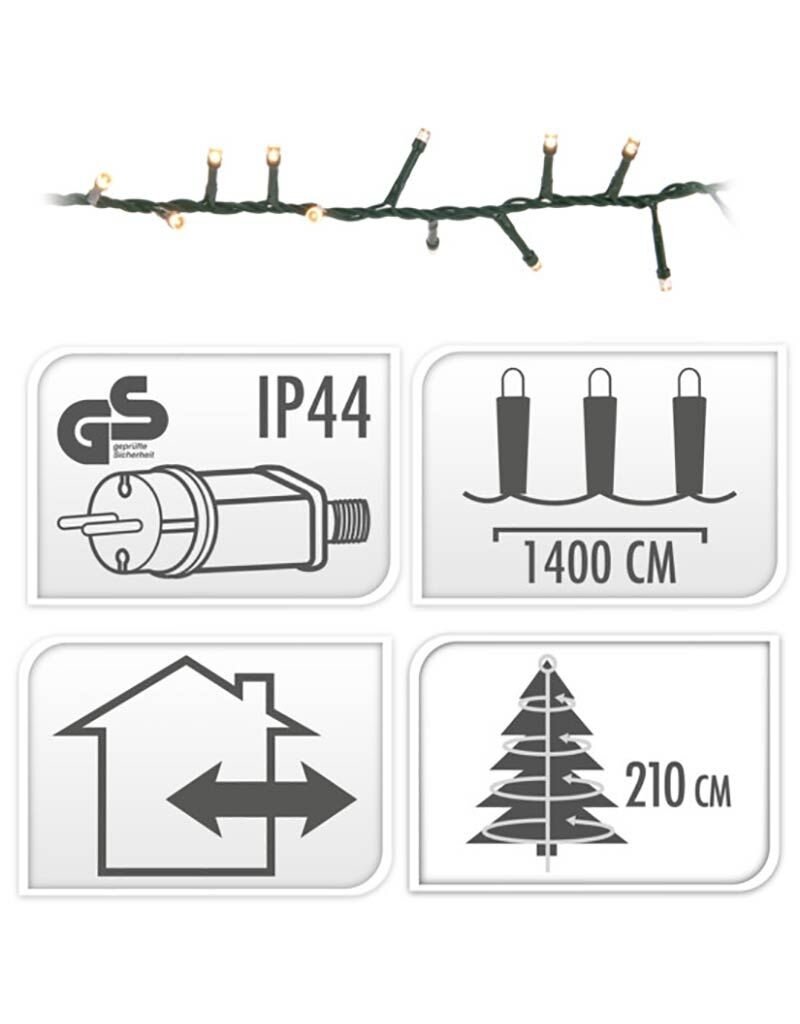 Snakelight 700 LED - 14 meter - extra warm wit