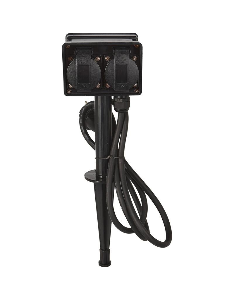 FXcontrol Tuinstekkerdoos 4-Voudig - Buitencontactdoos 2+2-Voudig