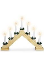Kaarsenbrug met 7 lampen  - hout