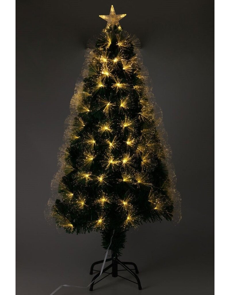 Kerstboom met Verlichting - Fiber Optic - 120 cm
