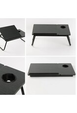 Ceruzo Bedtafel Verstelbaar Zwart- Laptoptafel - Ontbijttafel