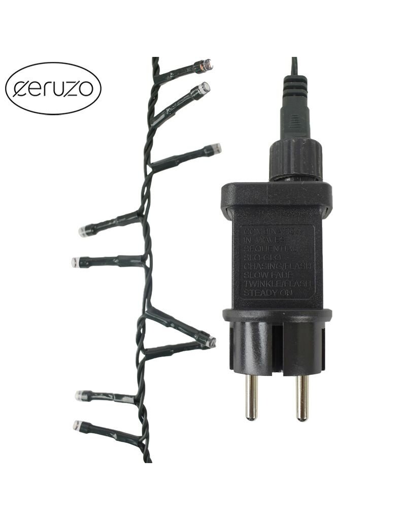 Ceruzo Micro Cluster - 560 LED - 11 meter - 8 Lichtfuncties + Geheugen - extra warm wit