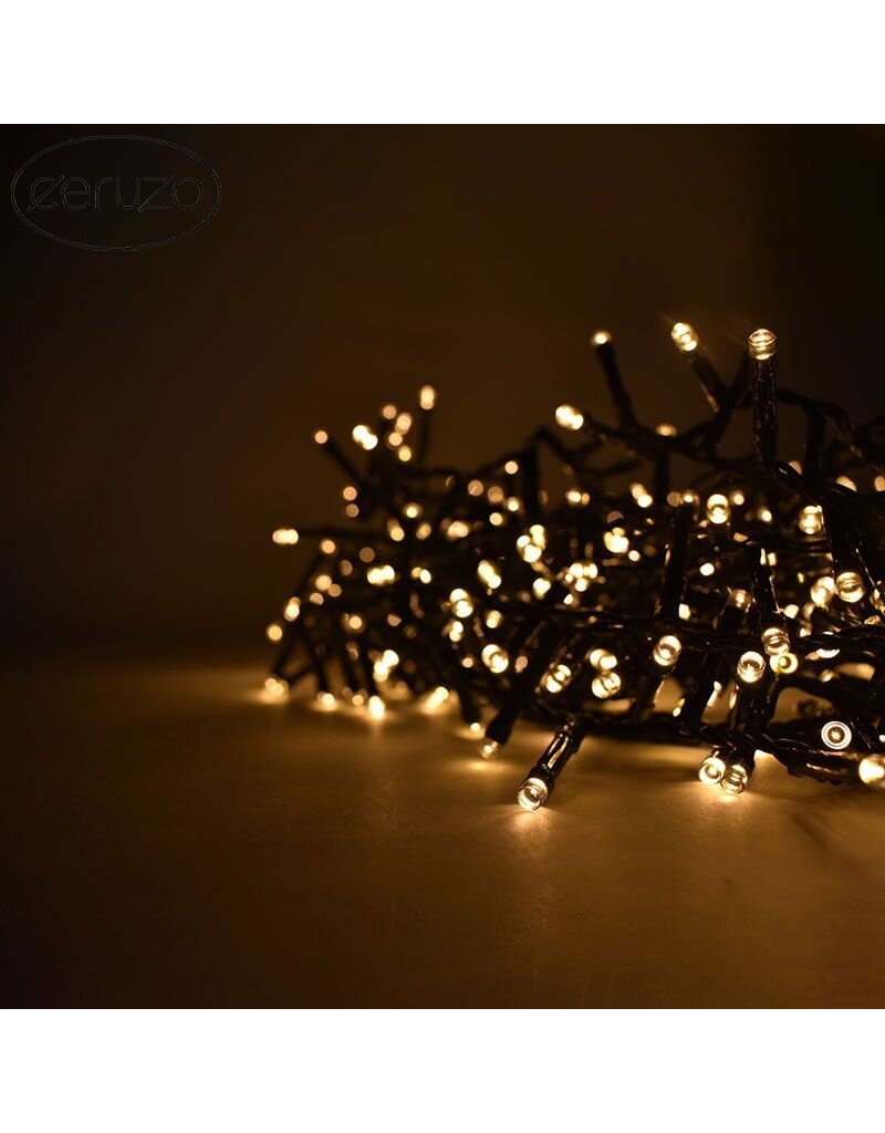 Ceruzo Micro Cluster - 560 LED - 11 meter - 8 Lichtfuncties + Geheugen - extra warm wit